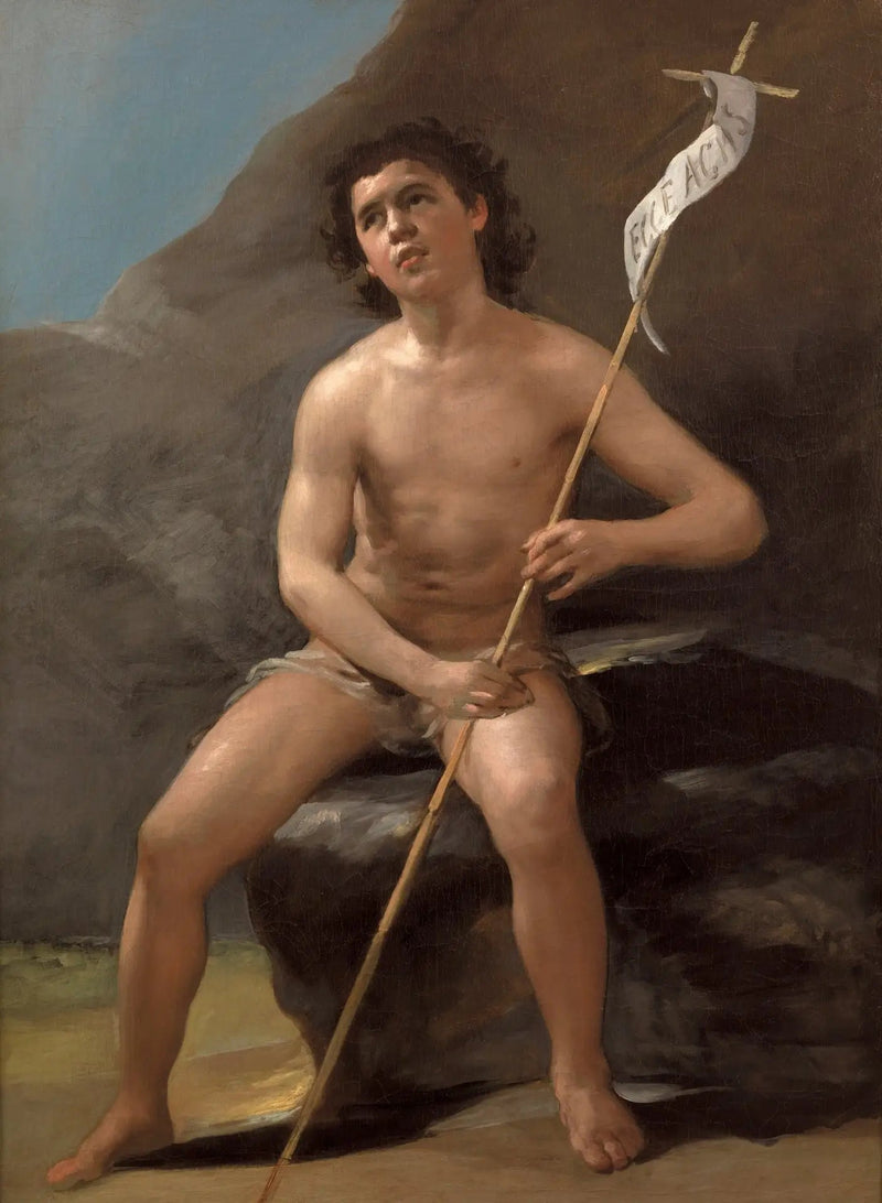 Johannes der Täufer in der Wüste - Francisco de Goya