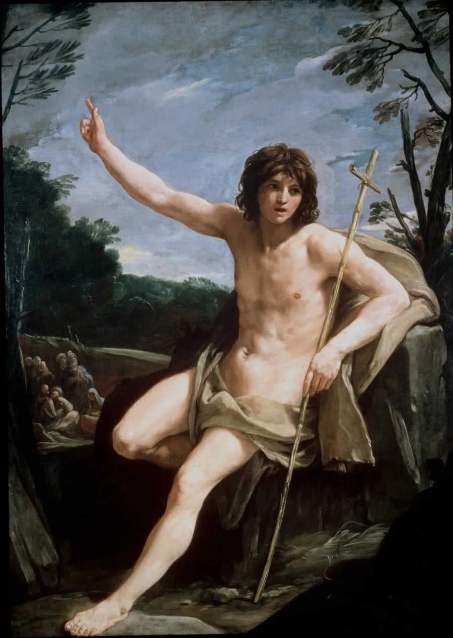 Johannes der Täufer in der Wüste - Guido Reni