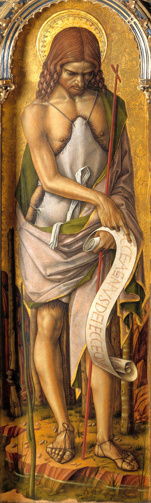 Johannes der Täufer - Carlo Crivelli