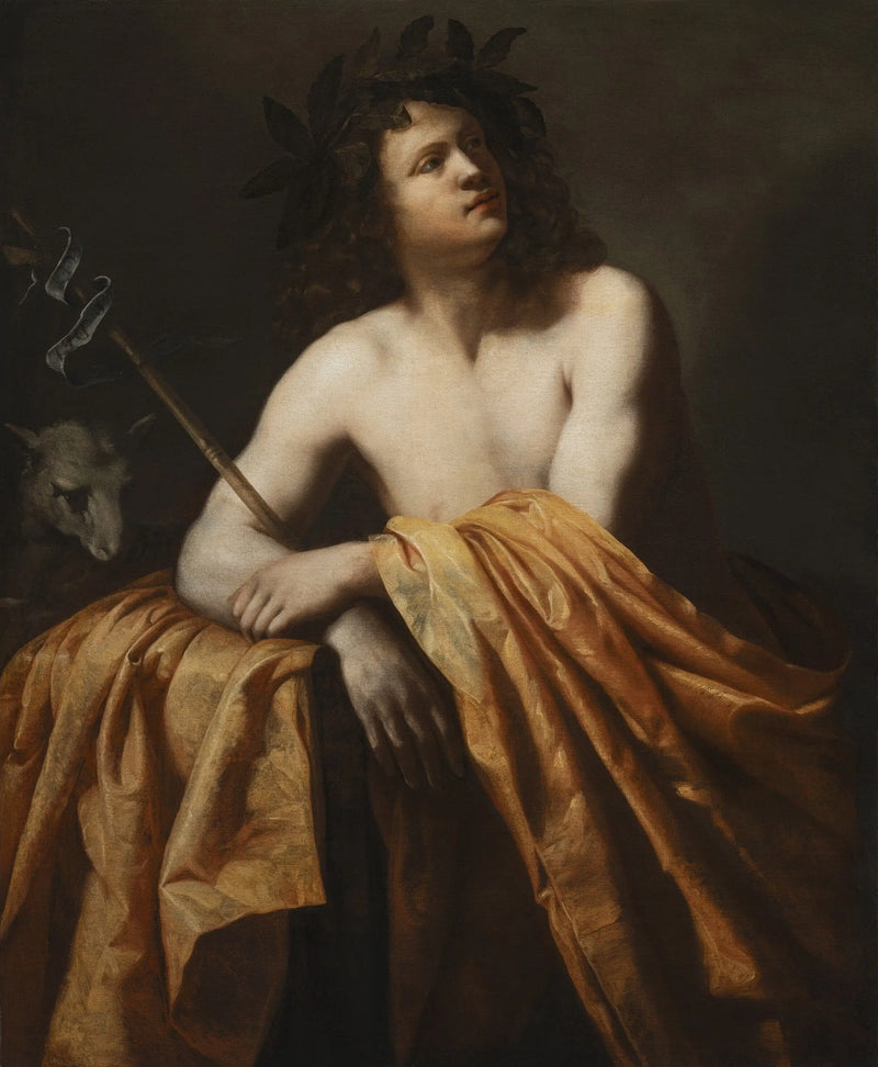 Johannes der Täufer in der Wüste - Artemisia Gentileschi