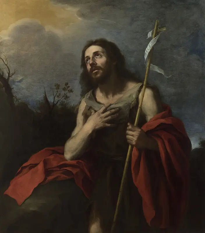 Johannes der Täufer in der Wüste - Bartolomé Esteban Murillo