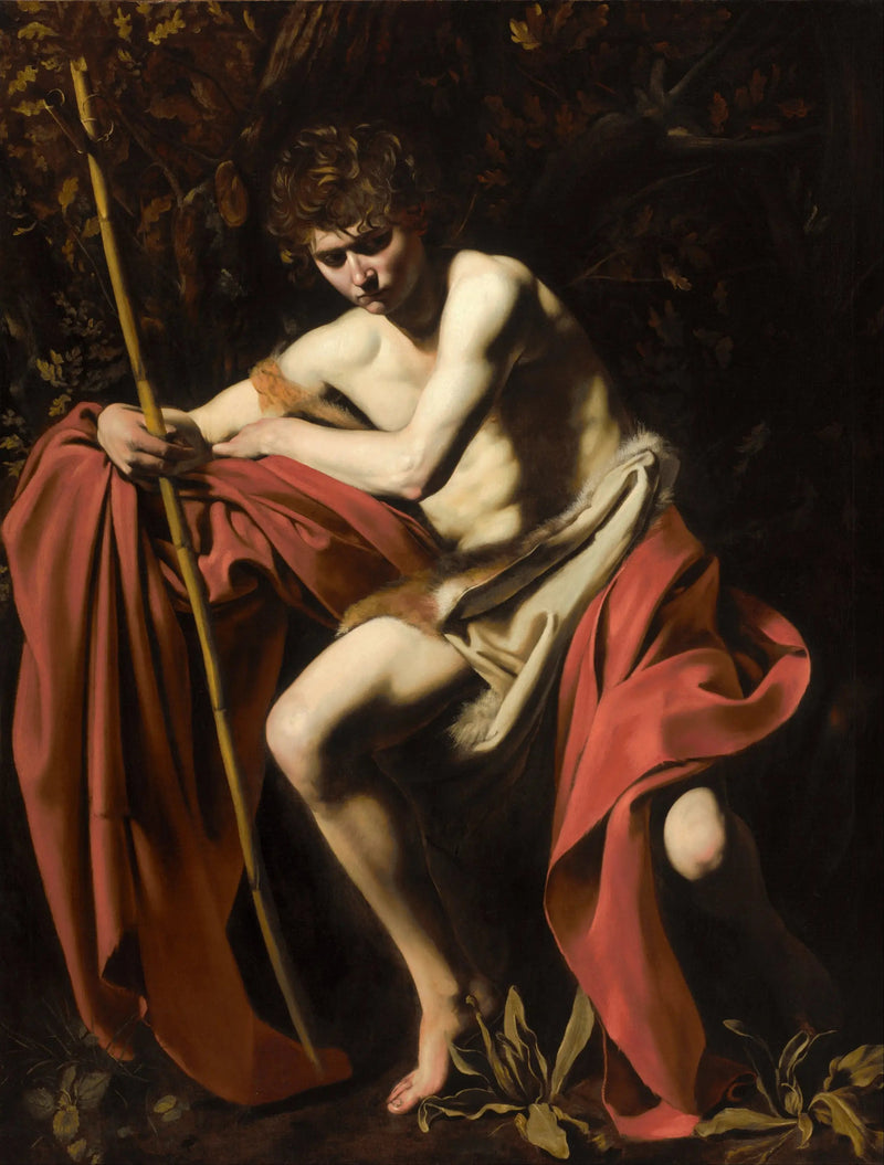 Johannes der Täufer in der Wüste - Caravaggio
