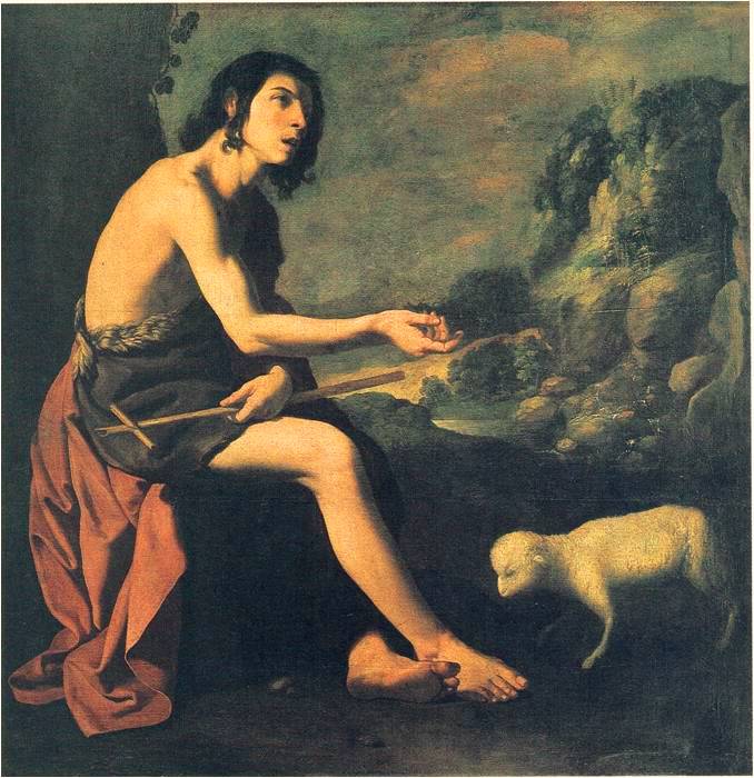 Johannes der Täufer in der Wüste - Francisco de Zurbarán