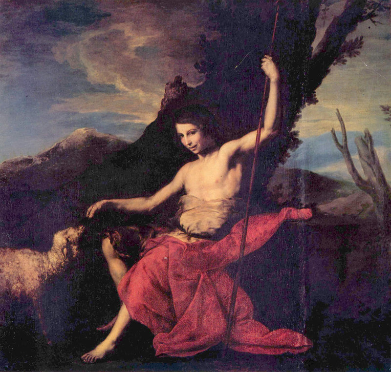 Johannes der Täufer in der Wüste - Jusepe de Ribera