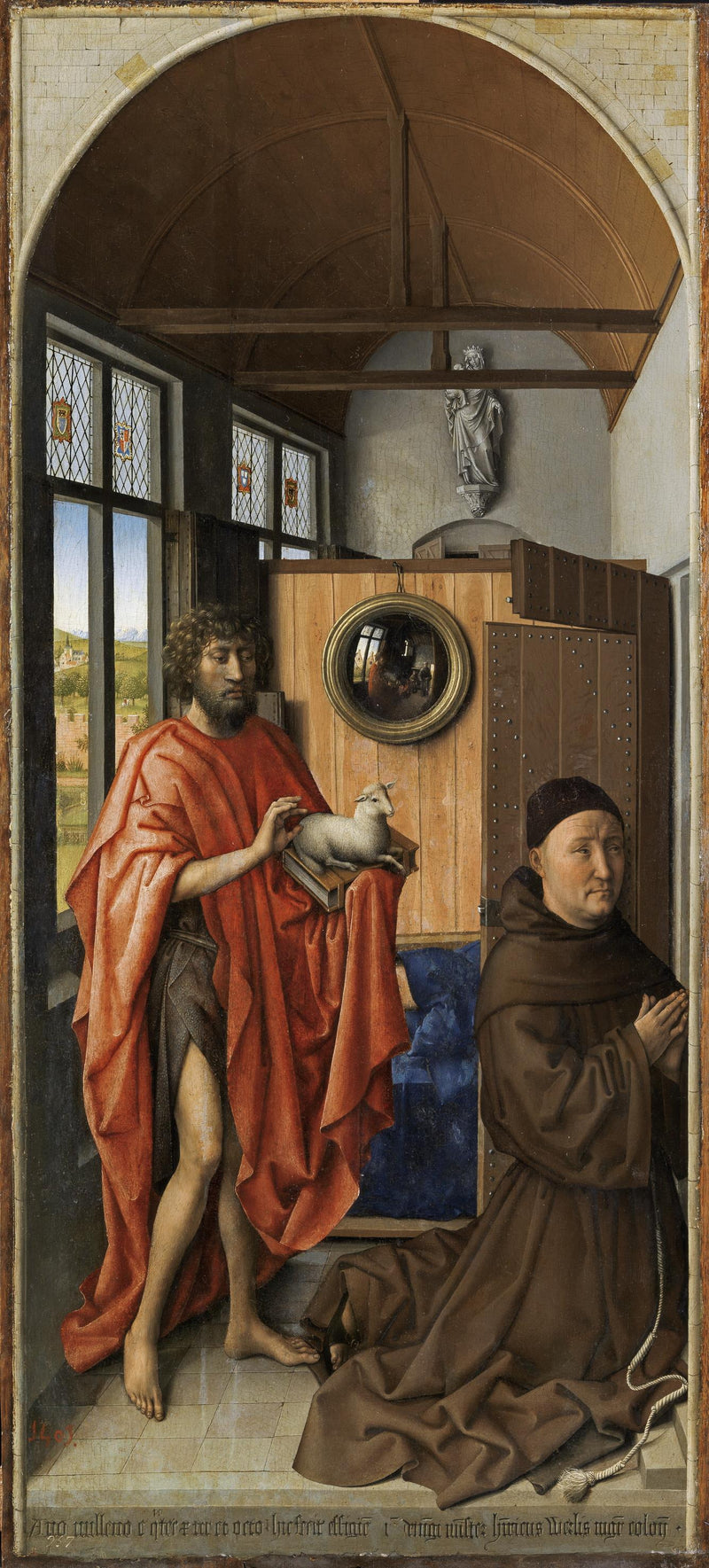 Johannes der Täufer und der franziskanische Meister Heinrich von Werl - Robert Campin