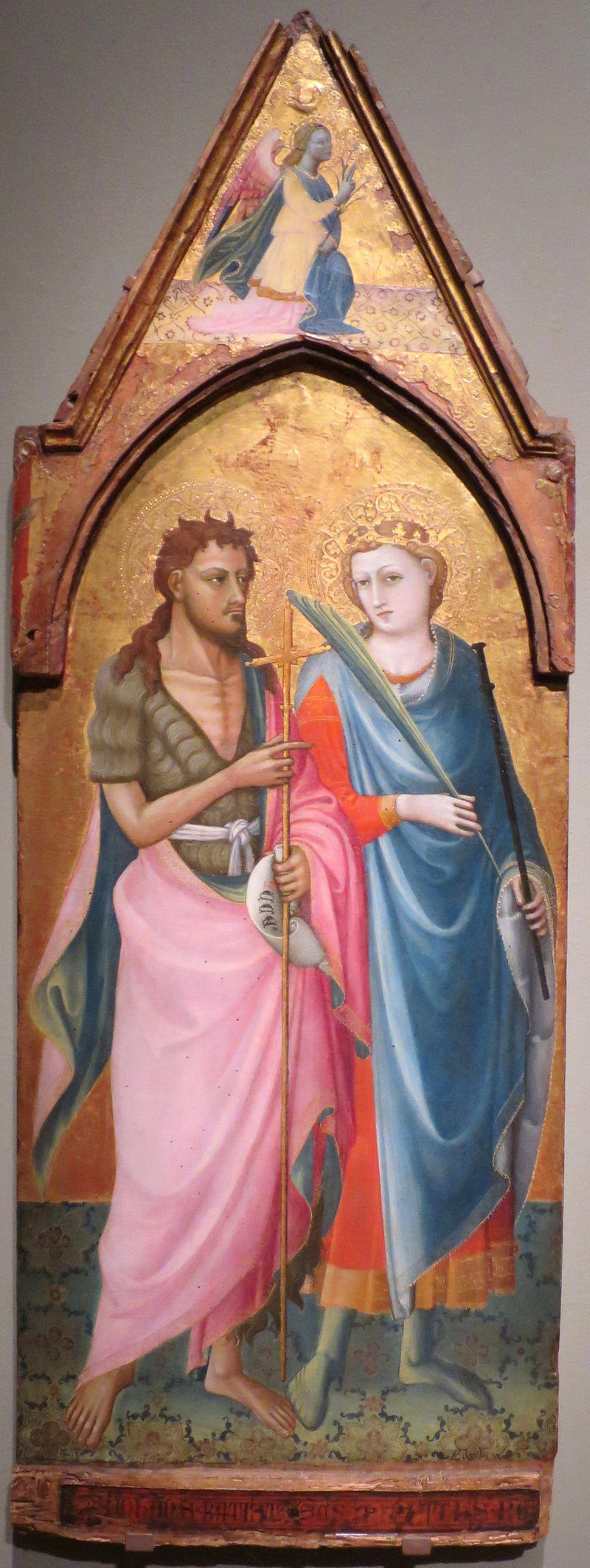 Johannes der Täufer und Miniato - Bicci di Lorenzo