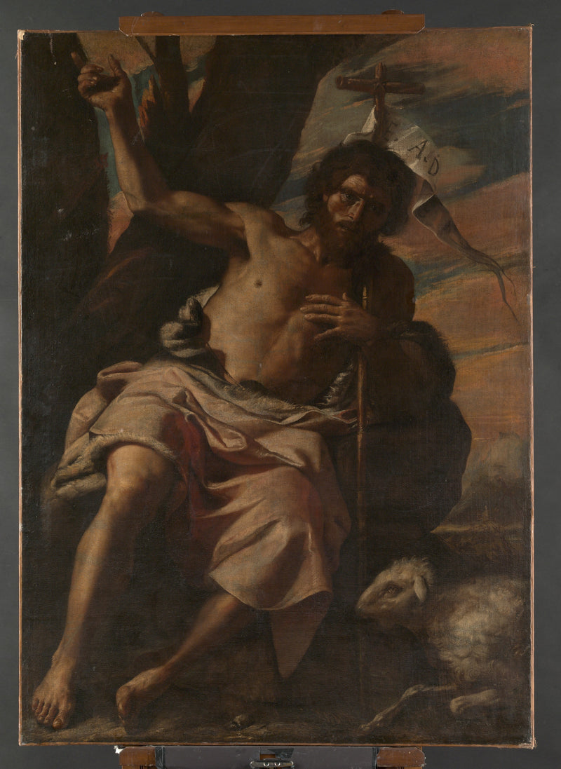 Johannes der Täufer predigt - Mattia Preti
