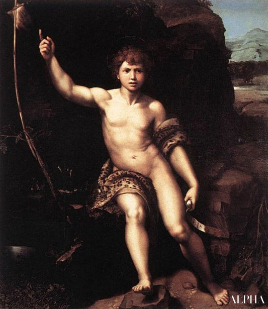 Saint Jean Baptiste - Raphaël (peintre) - Reproductions de tableaux et peintures haut de gamme