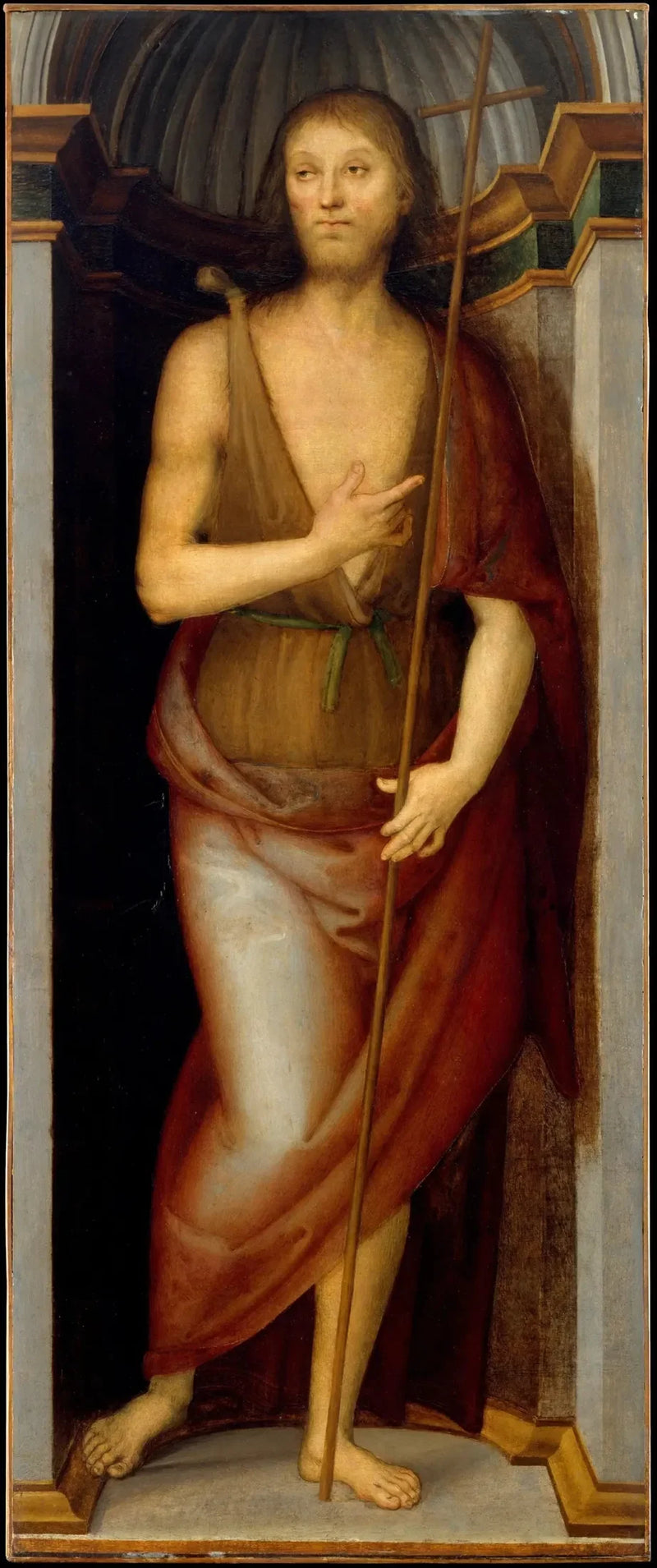 Johannes der Täufer; Heilige Lucia - Pietro Perugino