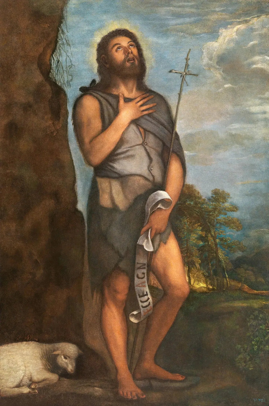 Johannes der Täufer - Titian