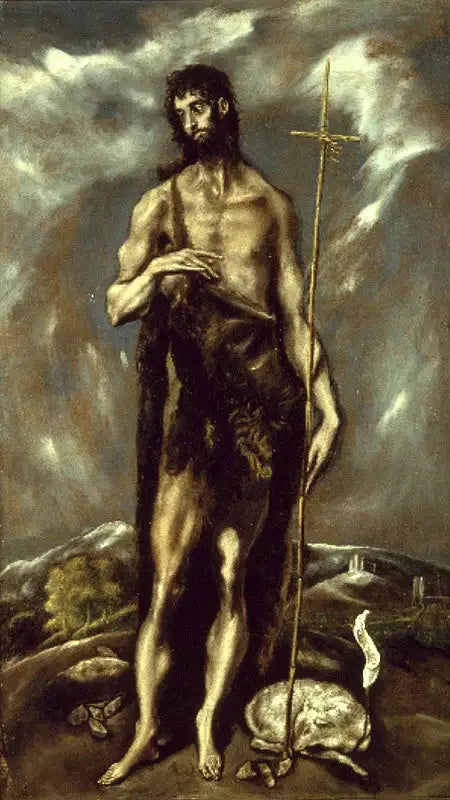 Johannes der Täufer, Valencia - El Greco