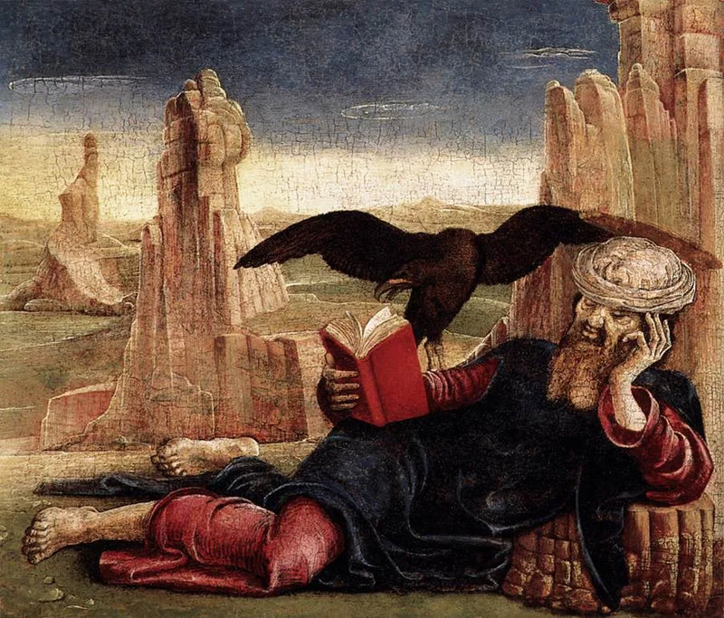 Johannes der Evangelist auf Patmos - Cosmé Tura