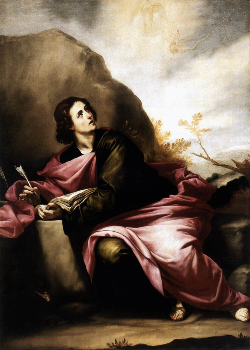 Johannes der Evangelist auf Patmos - Alonso Cano