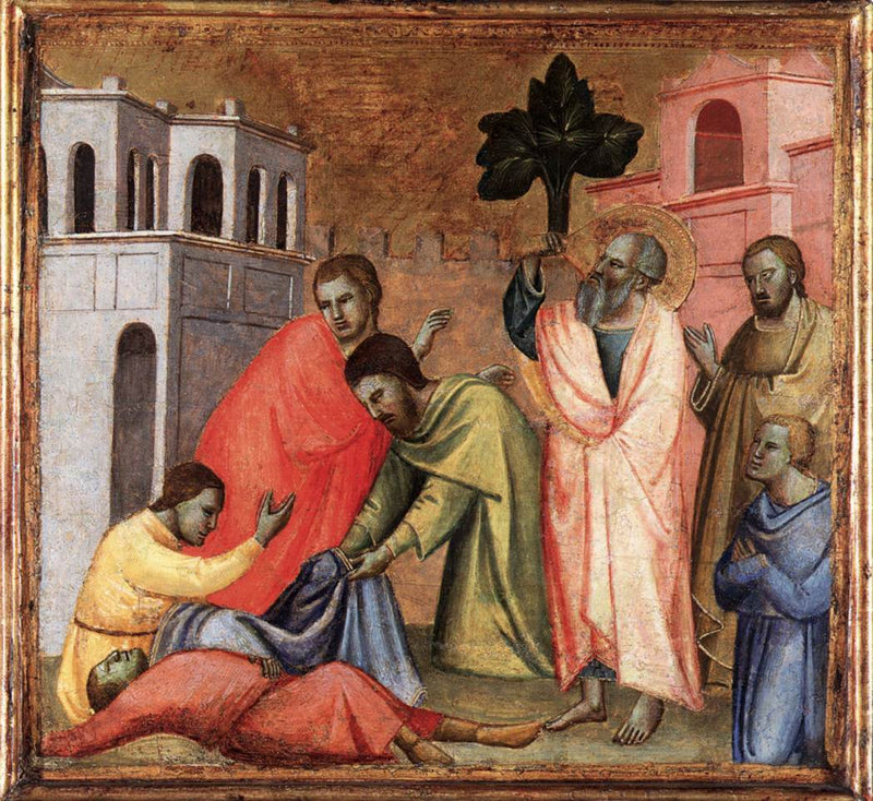 Johannes der Evangelist trinkt aus dem vergifteten Becher - Taddeo Gaddi