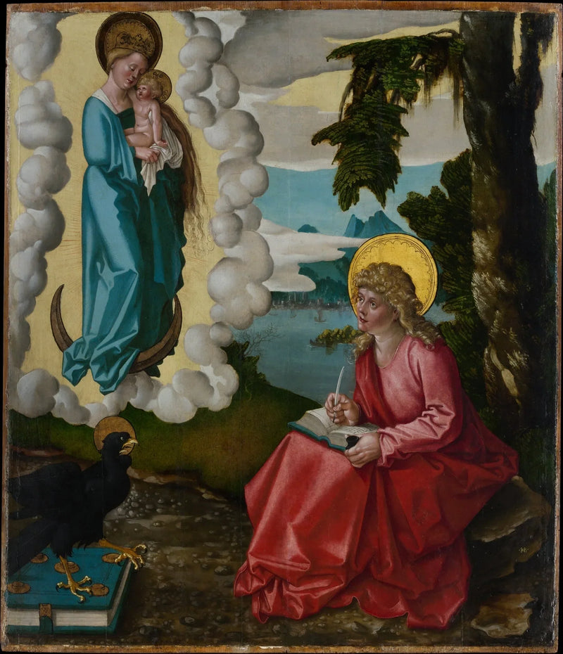 Johannes auf der Insel Patmos - Hans Baldung Grien