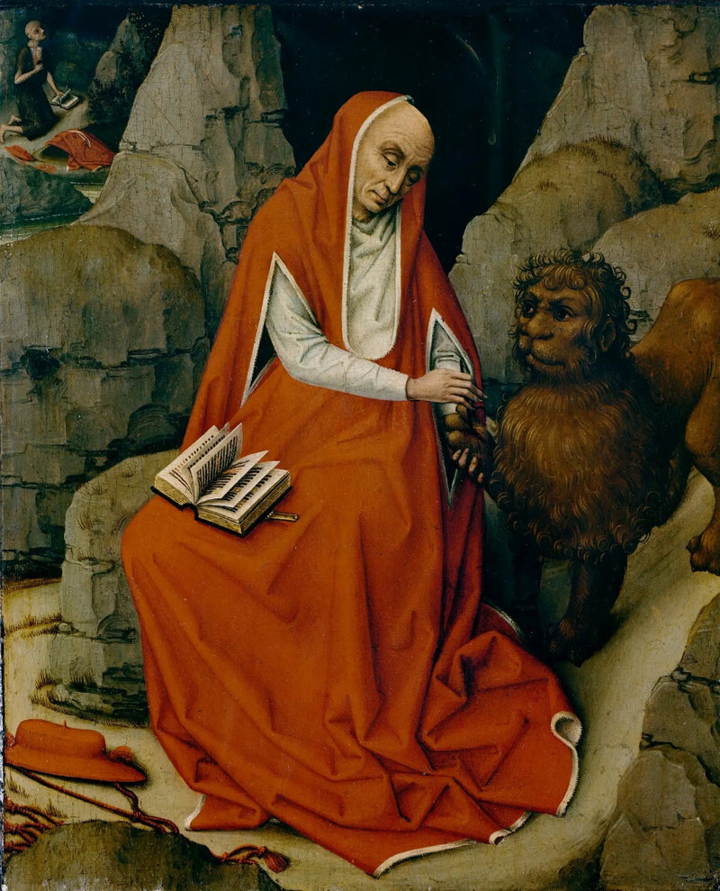 Heiliger Hieronymus in der Wüste - Rogier van der Weyden