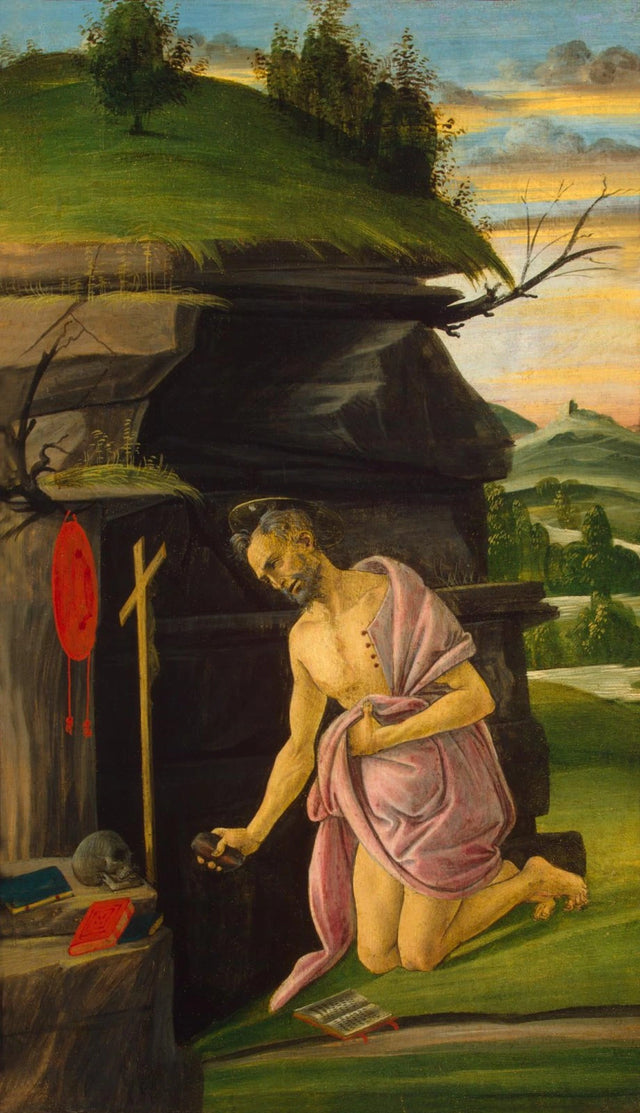 Büßer des Heiligen Hieronymus, etwa 1498-1505 - Sandro Botticelli
