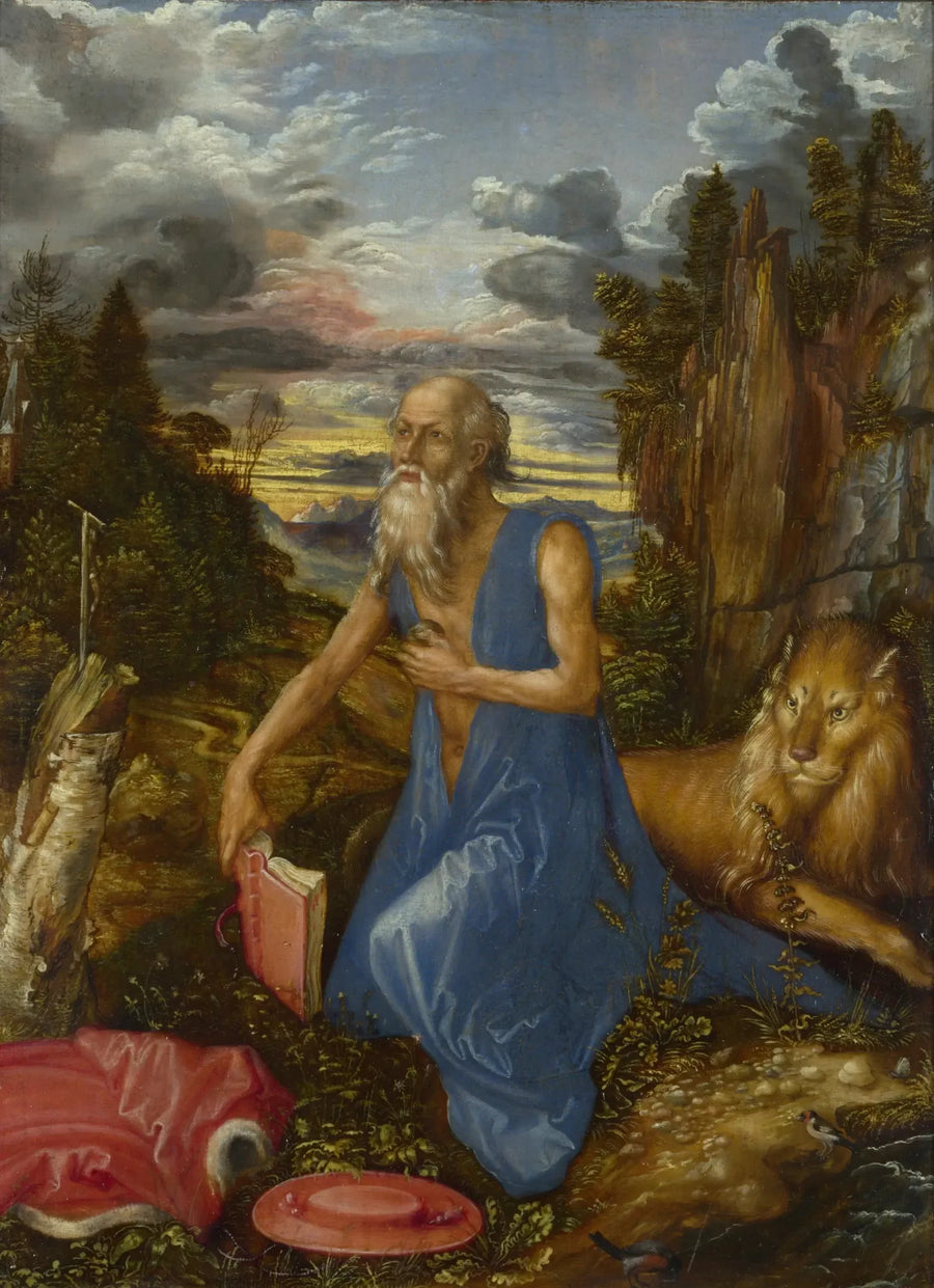 Heiliger Hieronymus in der Wüste - Albrecht Dürer
