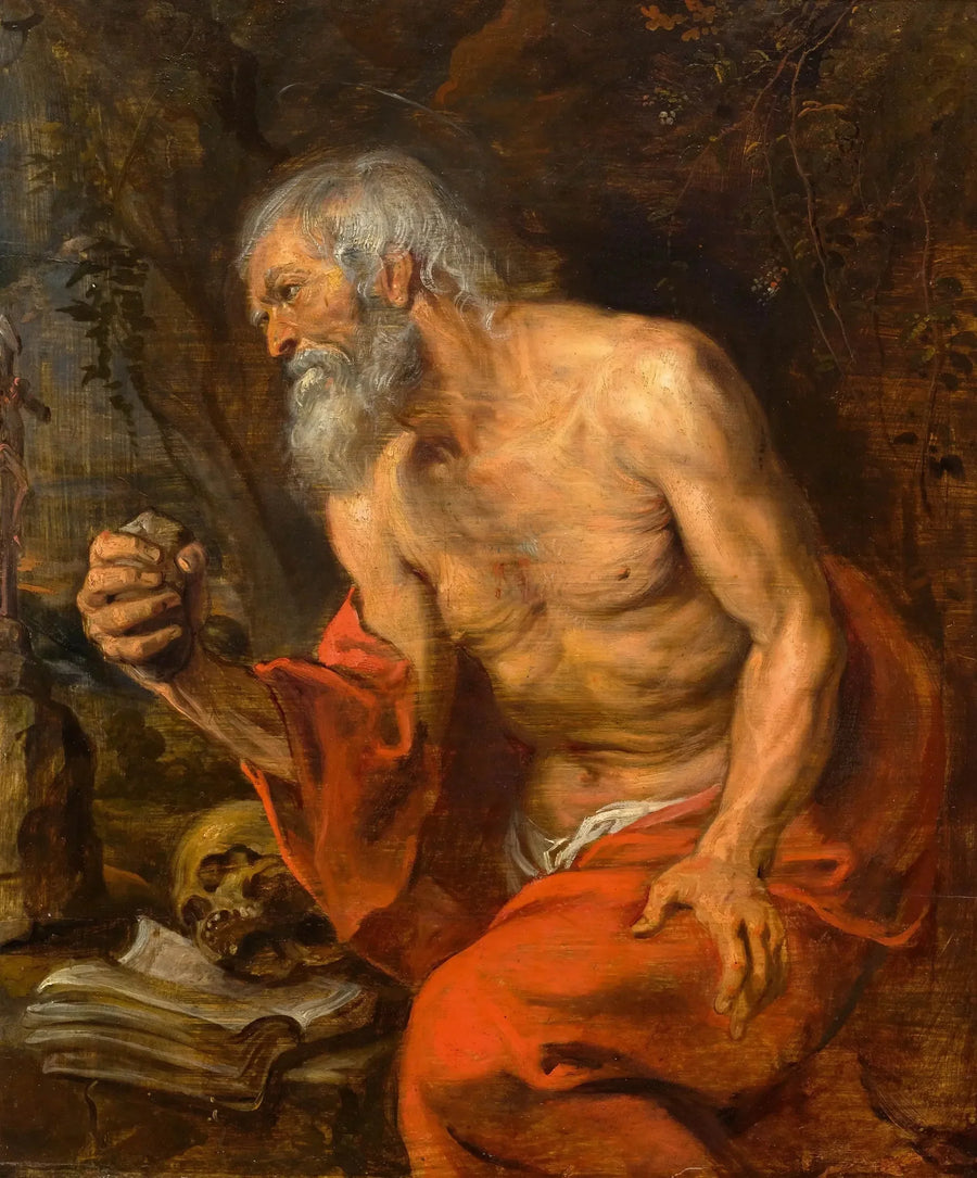 Heiliger Hieronymus in der Wüste - Antoine van Dyck