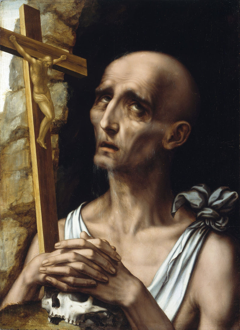 Heiliger Hieronymus in der Wüste - Luis de Morales