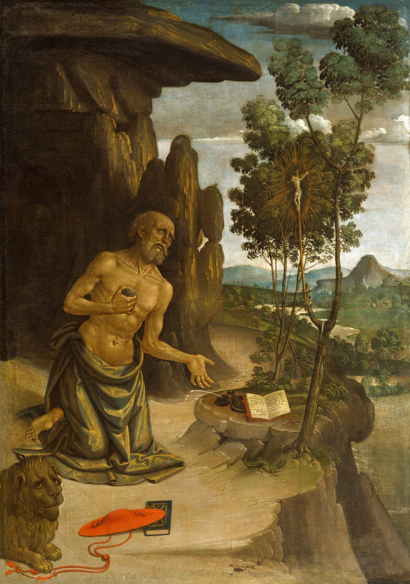 Heiliger Hieronymus in der Wüste - Pinturicchio