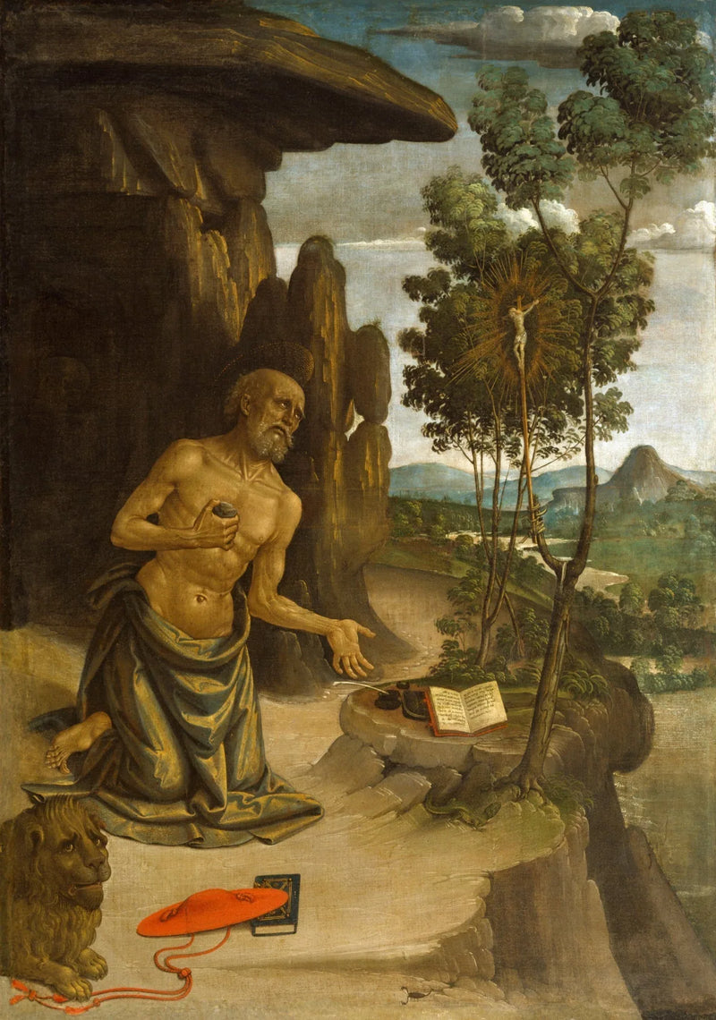 Heiliger Hieronymus in der Wüste - Pinturicchio