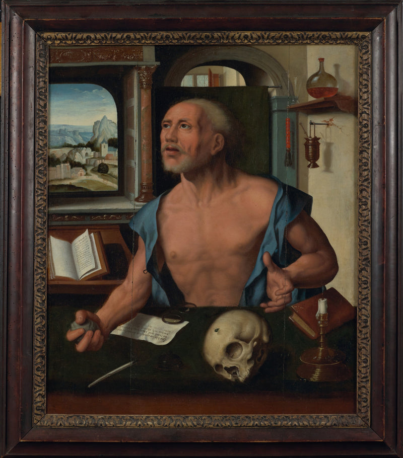 Heiliger Hieronymus in seiner Zelle - Joos van Cleve