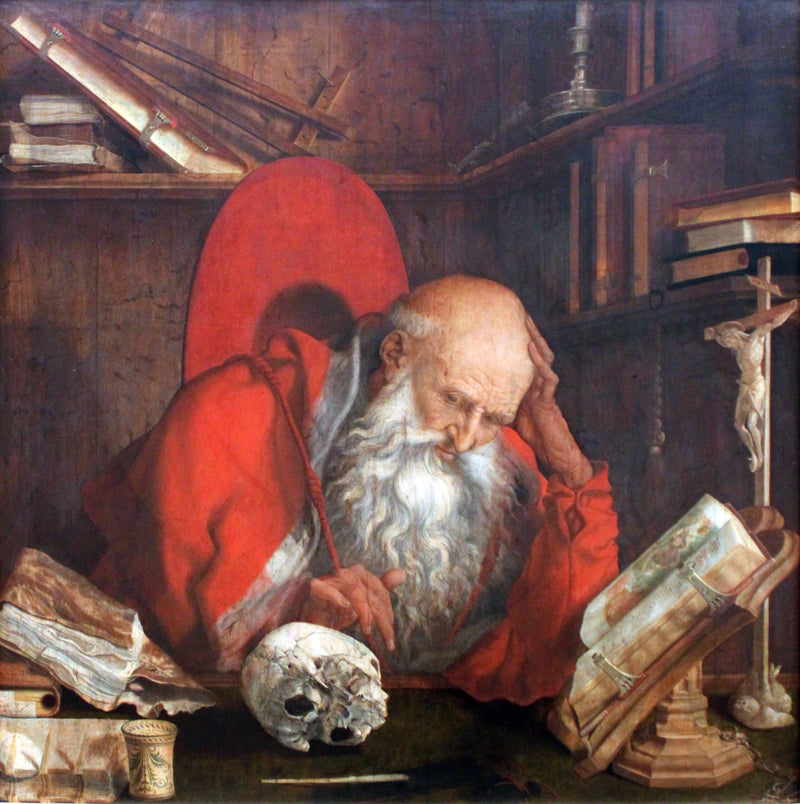 Heiliger Hieronymus in seiner Zelle - Marinus van Reymerswale