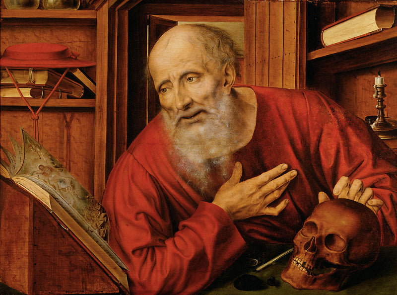 Heiliger Hieronymus in seiner Zelle - Quentin Metsys
