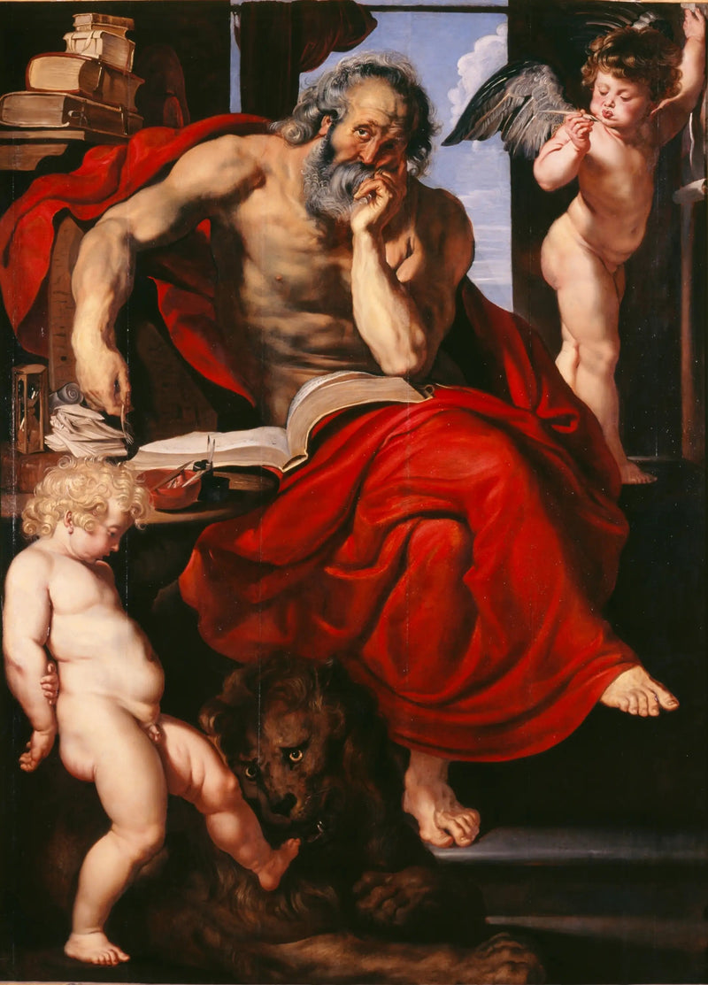 Heiliger Hieronymus in seinem Büro - Peter Paul Rubens
