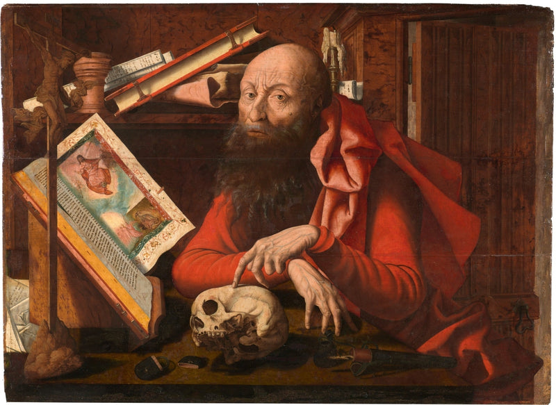 Heiliger Hieronymus in seinem Arbeitszimmer - Marinus van Reymerswale