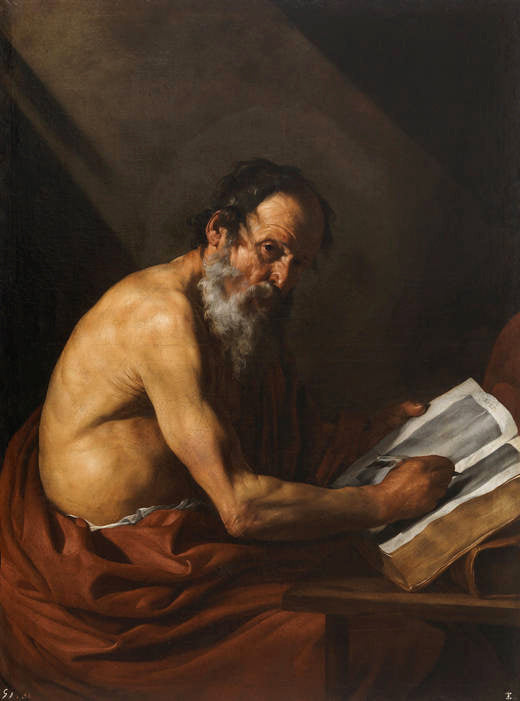 Heiliger Hieronymus schreibend - Jusepe de Ribera