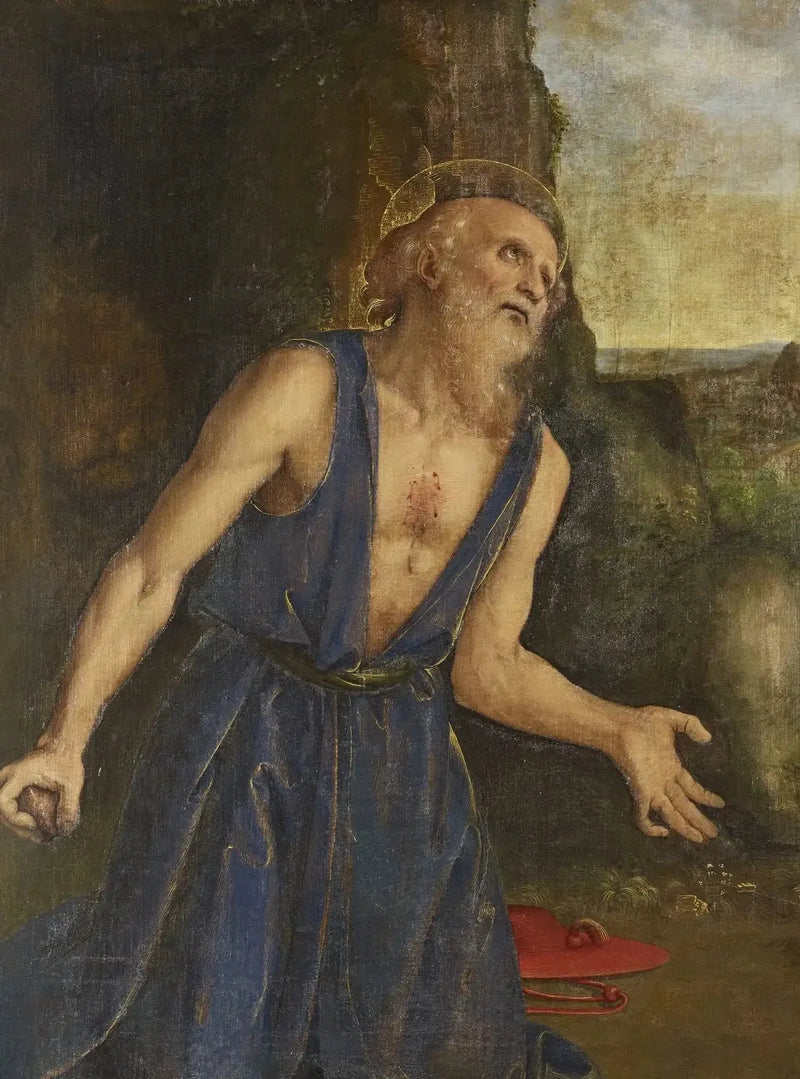 Heiliger Hieronymus in Buße - Pietro Perugino