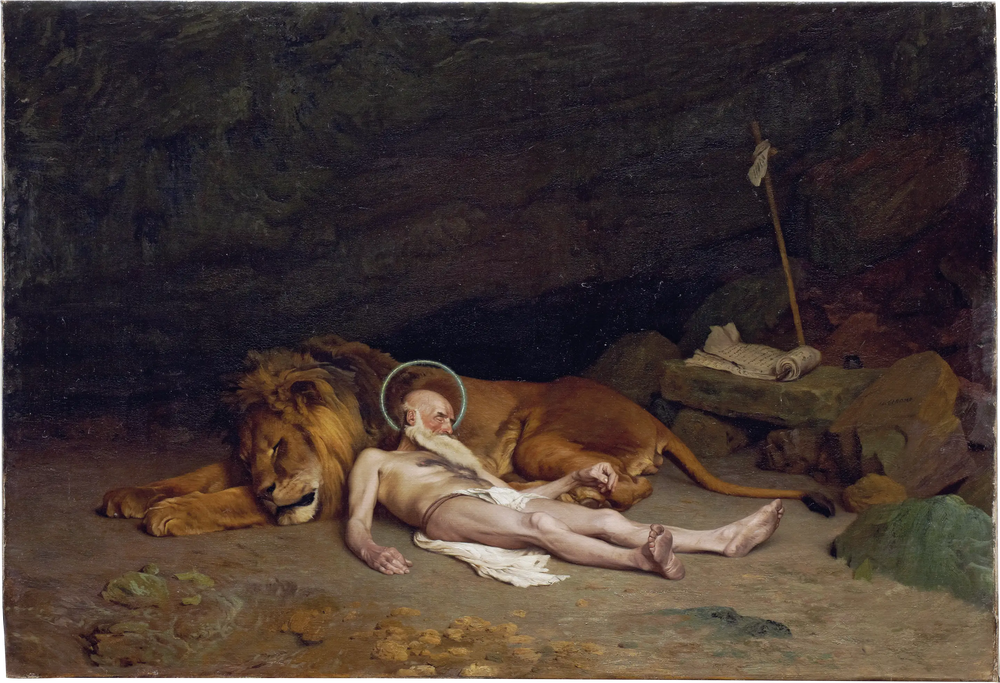 Saint Jérôme - Jean-Léon Gérôme image 1 reproduction d’œuvre d’art à l’huile