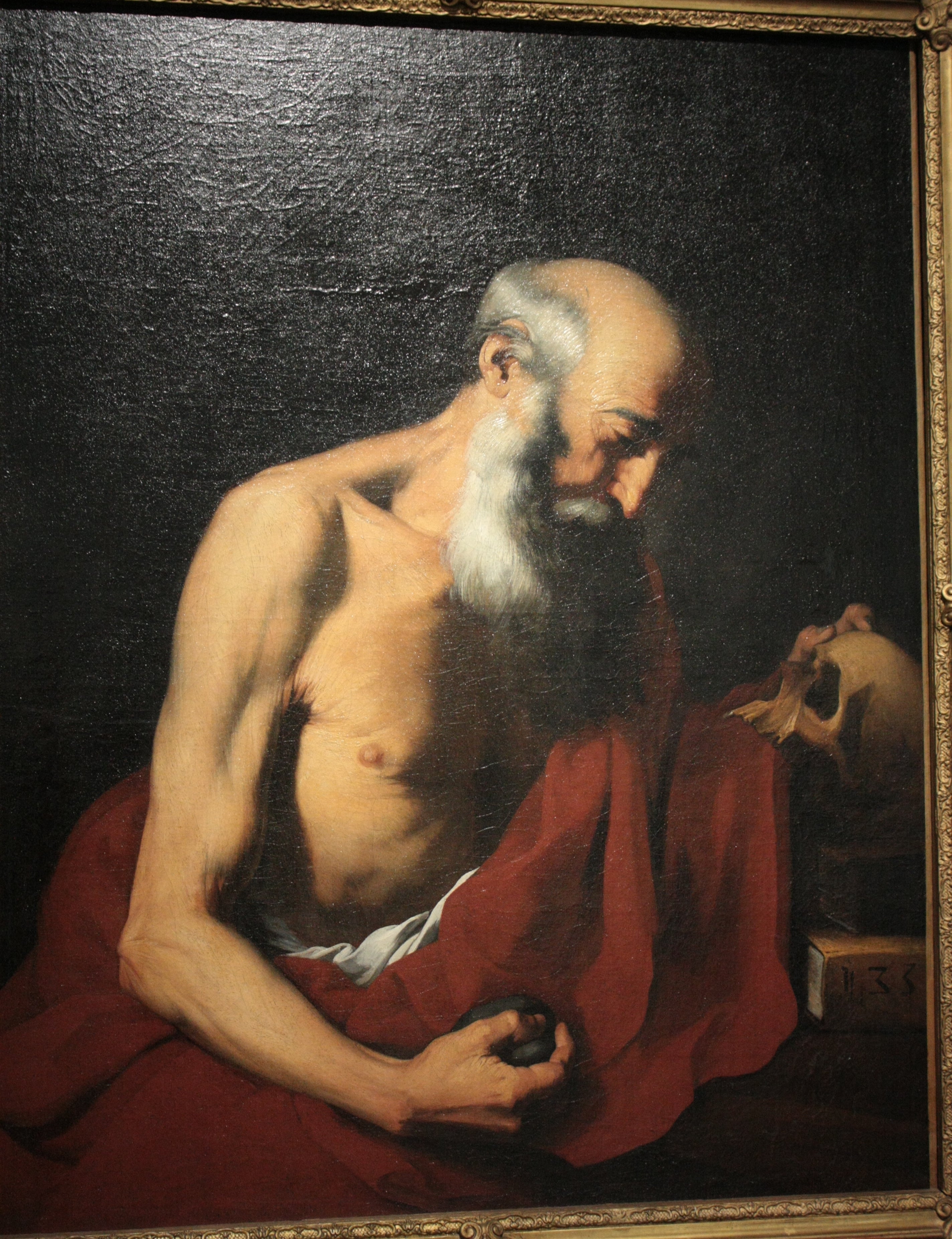 Saint-Jérôme - Jusepe de Ribera image 1 reproduction réalisée par Alpha Reproduction