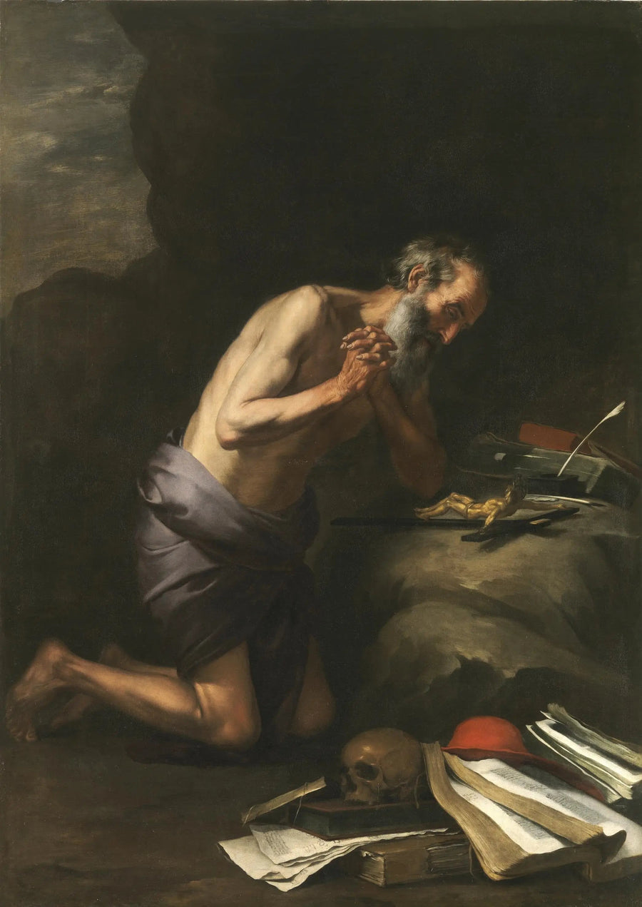 Saint Jerome Bußgänger - Bartolomé Esteban Murillo