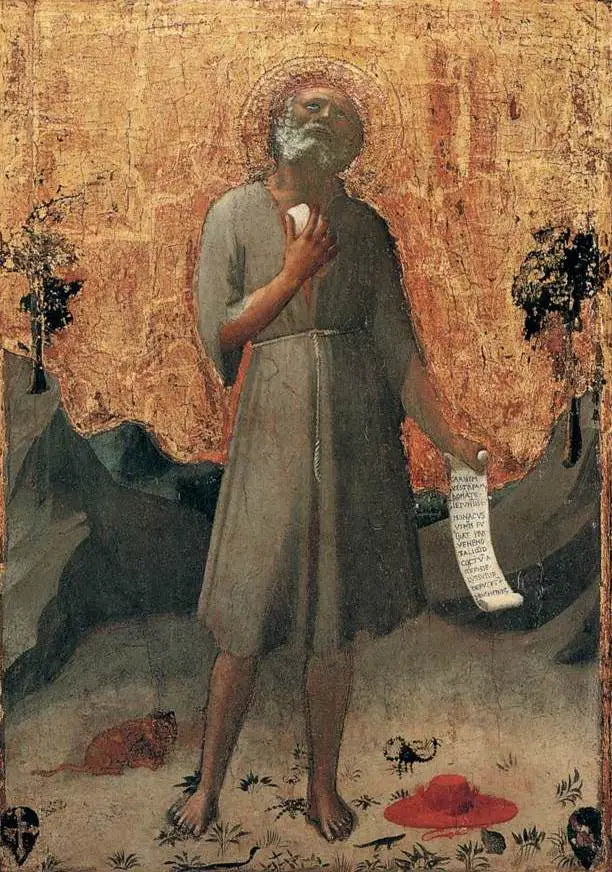 Saint Jerome Bußgänger - Fra Angelico