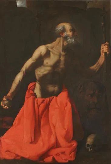 Heiliger Hieronymus in Bußkleidung - Francisco de Zurbarán