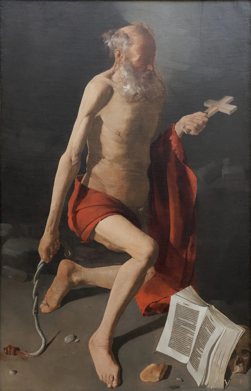 Sankt Hieronymus Bußfertiger - Georges de La Tour