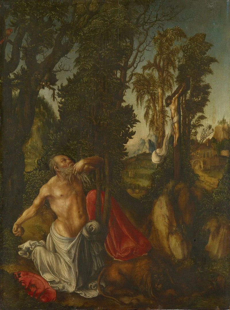Sankt Hieronymus Bußprediger - Lucas Cranach der Ältere