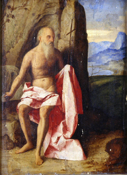 Saint Jérôme pénitent - Marco Basaiti image 1 tableau peint à l’huile sur toile