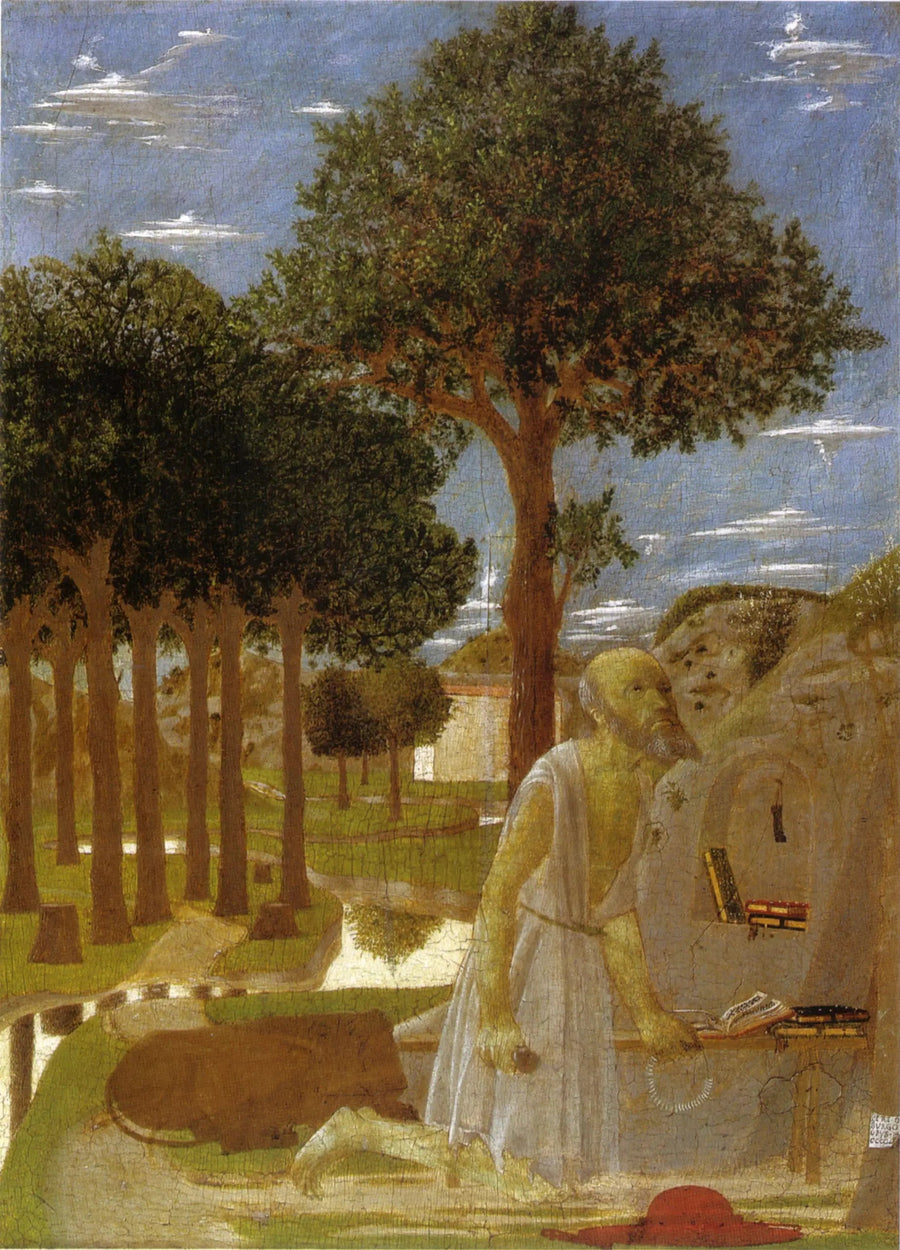 Sankt Hieronymus Bußfertiger - Piero della Francesca