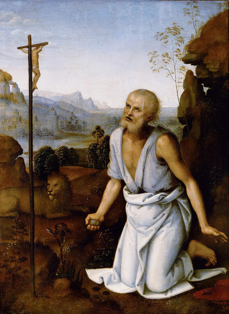 Sankt Hieronymus Bußprediger - Pietro Perugino