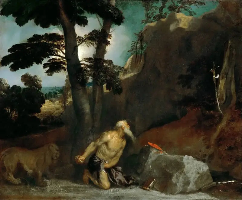 Saint Jerome Bußgänger - Titian