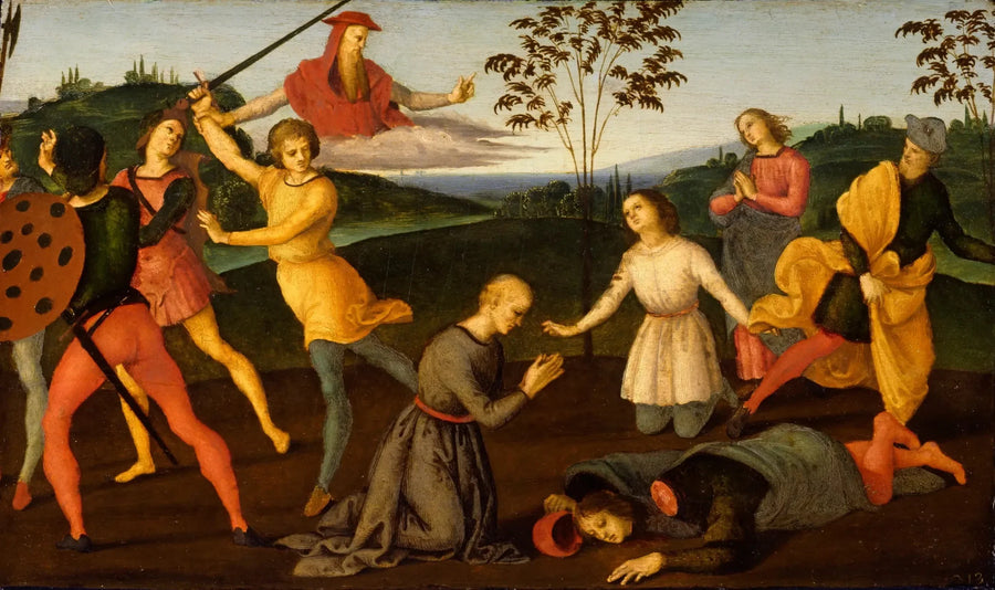 Heiliger Hieronymus bestraft den Häretiker Sabinian - Raphael Sanzio