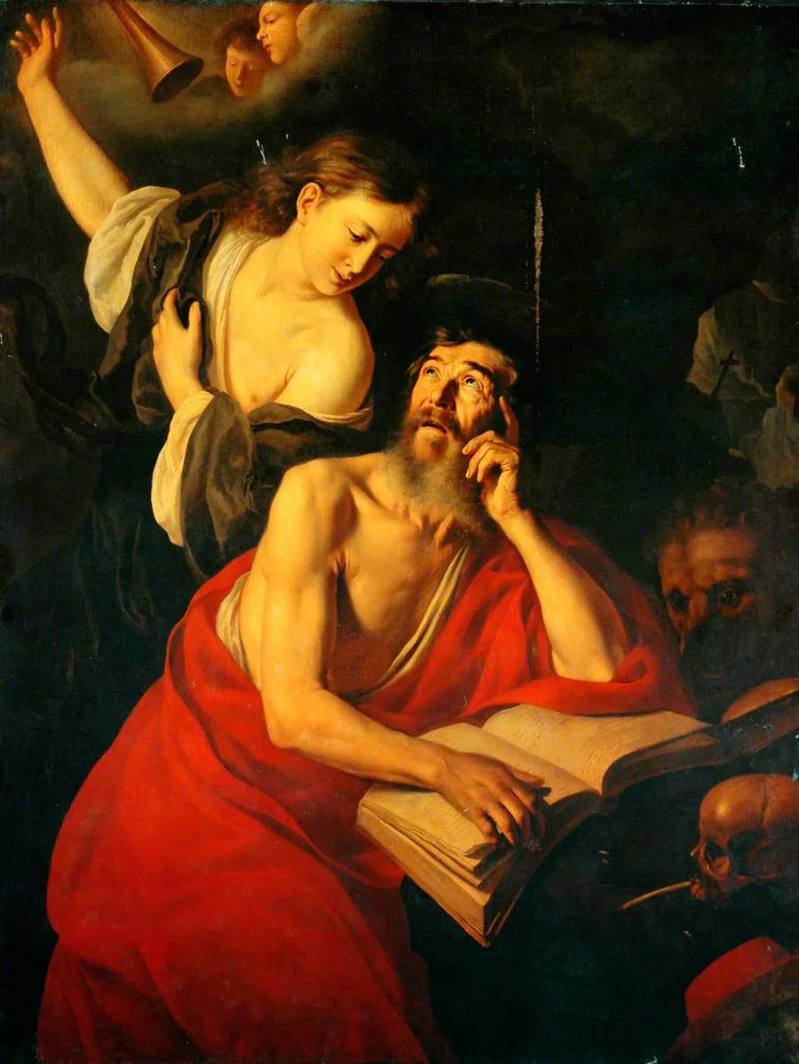Heiliger Hieronymus besucht von Engeln - Jusepe de Ribera