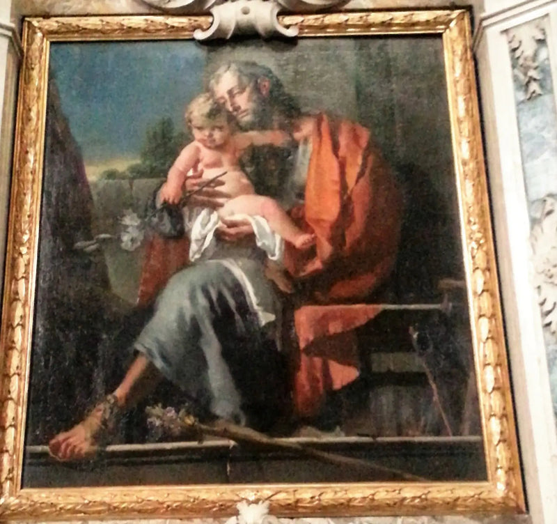 Saint Joseph mit dem Kind - Giovanni Battista Tiepolo