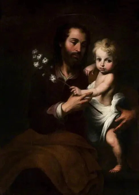 Saint Joseph mit dem Jesuskind - Bartolomé Esteban Murillo