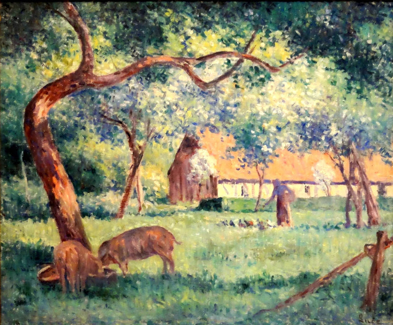 Saint-Laurent-en-Caux, Normandie-Kurs - Maximilien Luce