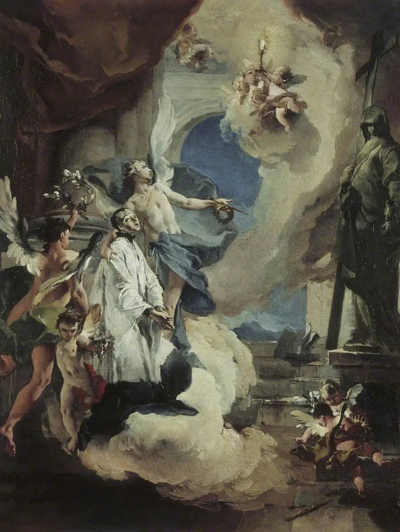Saint Louis de Gonzague in Herrlichkeit - Giovanni Battista Tiepolo